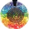 Chakra Orgone Pendant Necklace Healing Stones