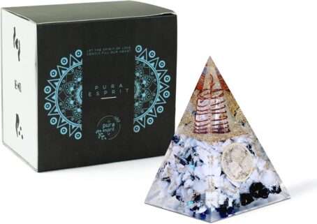 Moonstone Crystal Orgone Pyramid - Image 4