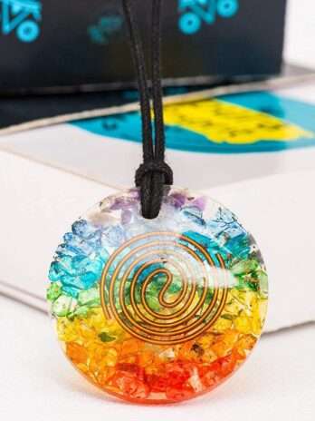 Chakra Orgone Pendant Necklace Healing Stones