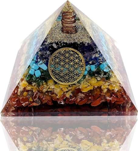 7 Chakra Orgone Pyramid Pendant Combo - Image 4