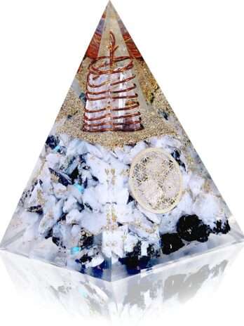 Moonstone Crystal Orgone Pyramid